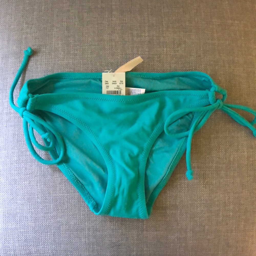 NWT XS American Eagle Teal Bathing Suit Bottoms